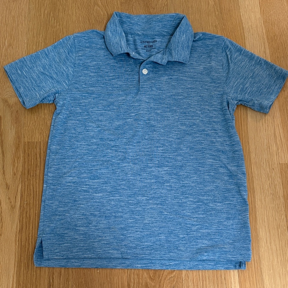 JCrew Crewcuts Blue Kids Polo Shirt